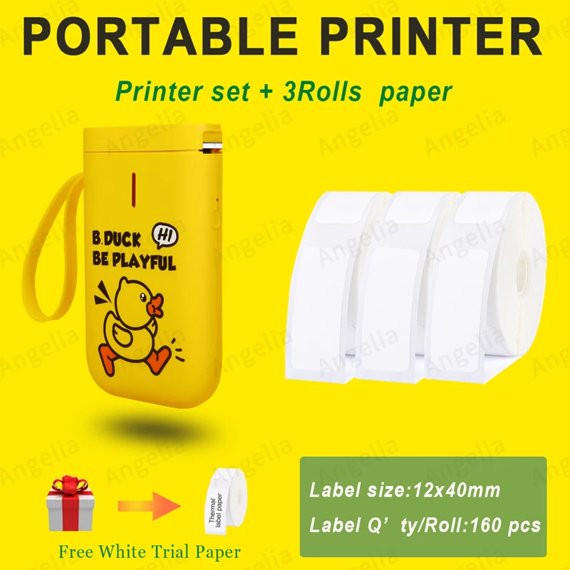 Niimbot D11 Wireless Label Printer Portable Pocket Label Printer Bluetooth Thermal Label Maker Fast Printing Home Use Office
Niimbot D11 Wireless Label Printer Portable Pocket Label Printer Bluetooth Thermal Label Maker Fast Printing Home Use Office