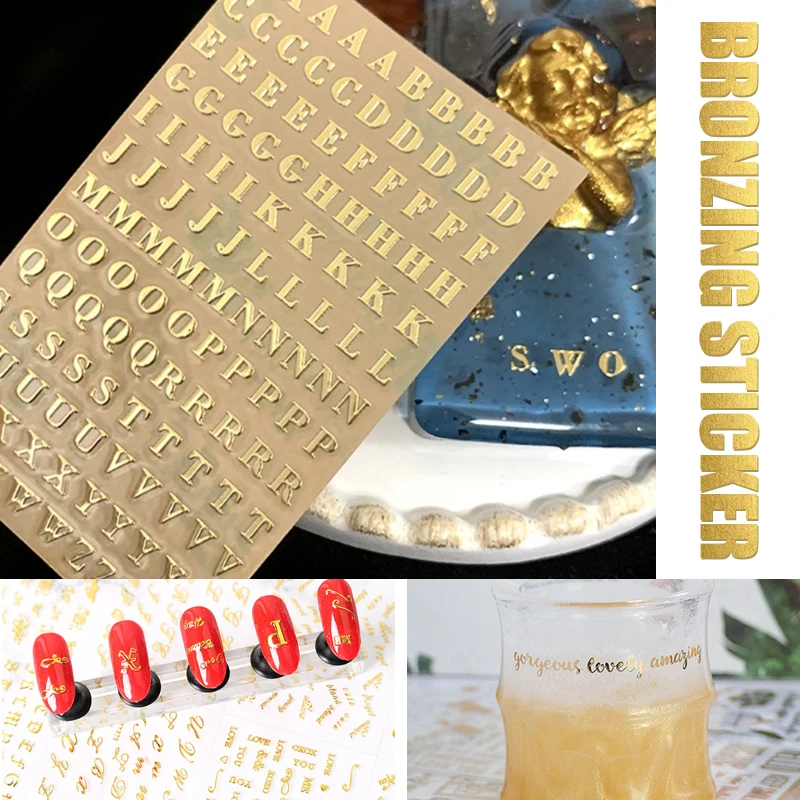 Gold Foil Alphabet Glitter Decorative Stickers Engkish Letters Numbers UV Epoxy Resin Fillings Wishes Words Jewlery Making
Gold Foil Alphabet Glitter Decorative Stickers Engkish Letters Numbers UV Epoxy Resin Fillings Wishes Words Jewlery Making