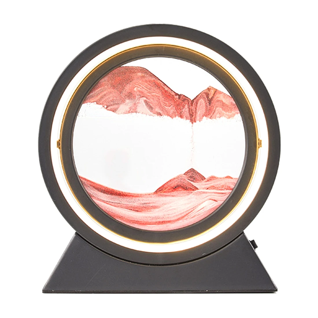 Moving Art Sand Hourglass Table Lamp Craft Quicksand 3D Natural Landscape Flowing Sand Picture Hourglass Night Lamp(A)
Moving Art Sand Hourglass Table Lamp Craft Quicksand 3D Natural Landscape Flowing Sand Picture Hourglass Night Lamp(A)