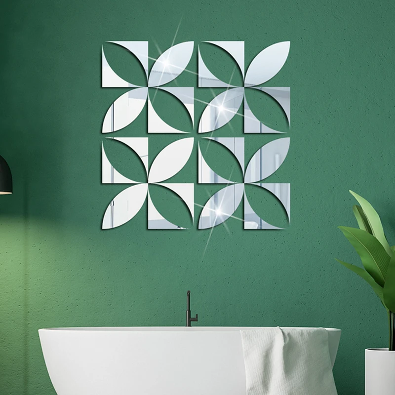 A Set Of 3D Acrylic Geometric Mirror Wall Sticker On Living Room Entrance TV Background Wall Home Decoration Comes With Adhesive
A Set Of 3D Acrylic Geometric Mirror Wall Sticker On Living Room Entrance TV Background Wall Home Decoration Comes With Adhesive