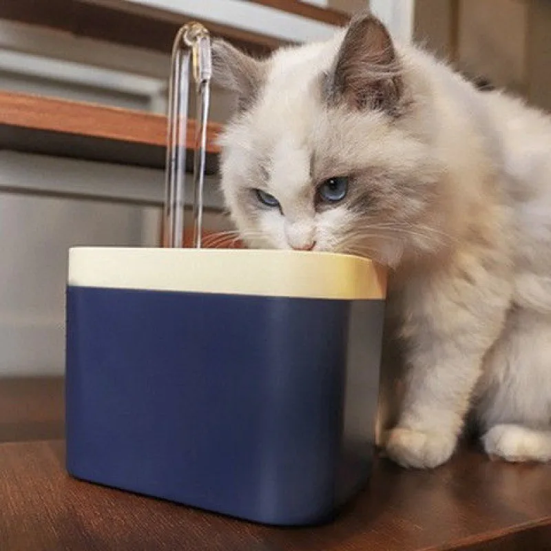 

Дозатор воды для домашних животных, питьевой фонтан с автоматическим фильтром, емкость 1,5 л, USB, для кошек