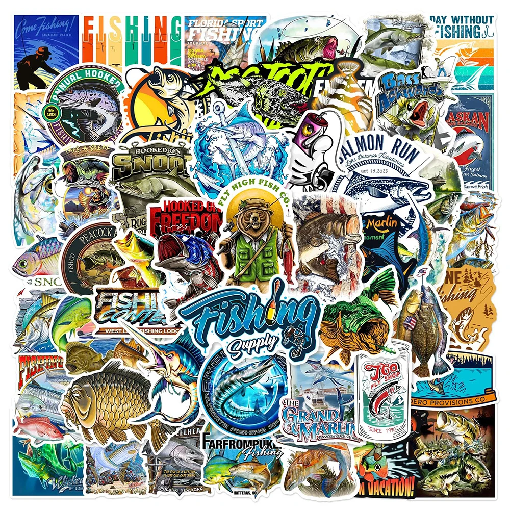 10/30/50pcs Outdoor Fishing Fish Poster Graffiti Decals Stickers Waterproof DIY Phone Laptop Water Bottle Car Cool Sticker Packs
10/30/50pcs Outdoor Fishing Fish Poster Graffiti Decals Stickers Waterproof DIY Phone Laptop Water Bottle Car Cool Sticker Packs