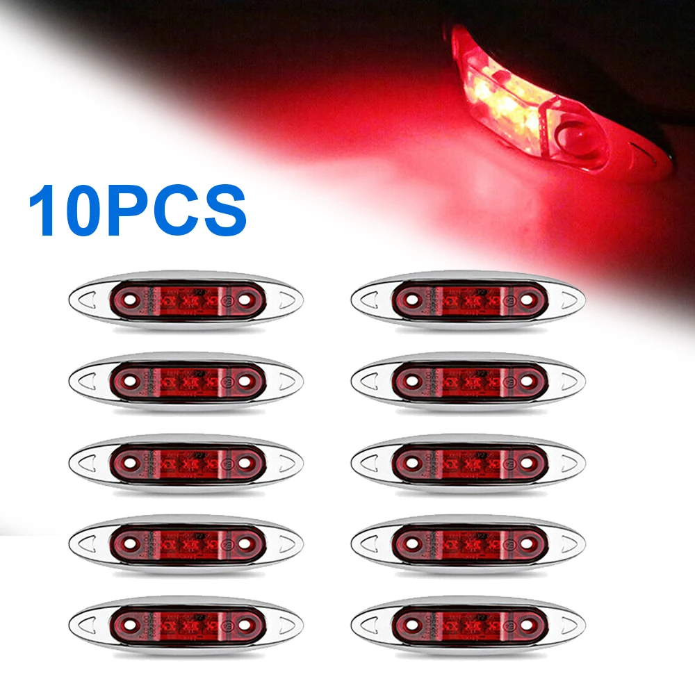 10 шт. 3LED боковые фонари Piranha для грузовика с 2 винтами 12 В 24 В Универсальный красный 9-30 в водонепроницаемый автомобиль грузовик фургон прицеп
10 шт. 3LED боковые фонари Piranha для грузовика с 2 винтами 12 В 24 В Универсальный красный 9-30 в водонепроницаемый автомобиль грузовик фургон прицеп