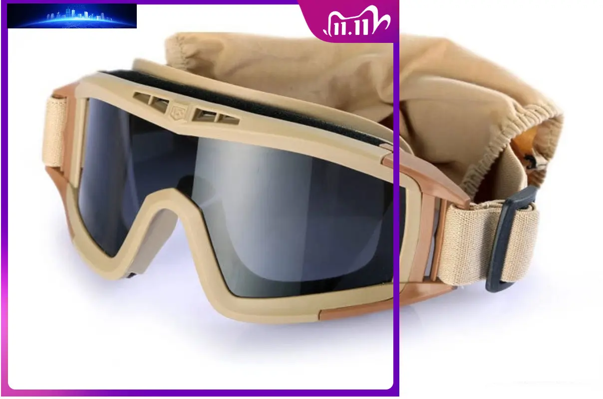 Tactical Goggles Military Shooting Sunglasse Motorcycle Off Road Bike Army Airsoft Paintball Eyewear Dustproof Wind-Proof 3 Lens
Tactical Goggles Military Shooting Sunglasse Motorcycle Off Road Bike Army Airsoft Paintball Eyewear Dustproof Wind-Proof 3 Lens
