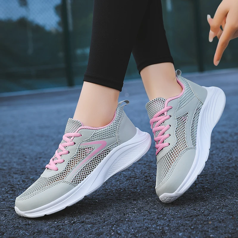 Summer Breathable Hollow Women Sport Shoes Lightweight Outdoor Running Shoes For Women Trendy Lace Up Women Shoes Casual
Summer Breathable Hollow Women Sport Shoes Lightweight Outdoor Running Shoes For Women Trendy Lace Up Women Shoes Casual
