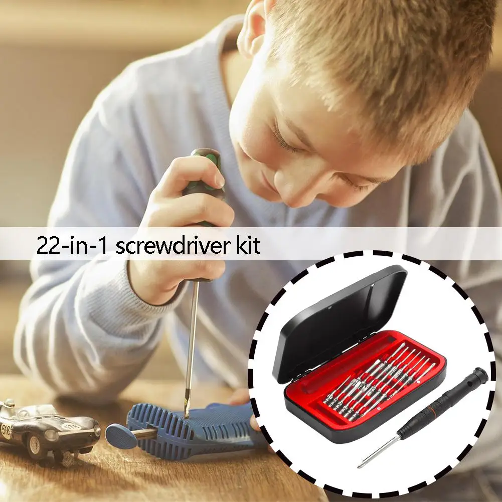 22 in 1 S2 Steel Mini Screwdriver Kit Precision Laptop Mobile Phone Computer Elaborate Manufacture Prolonged Durable
22 in 1 S2 Steel Mini Screwdriver Kit Precision Laptop Mobile Phone Computer Elaborate Manufacture Prolonged Durable
