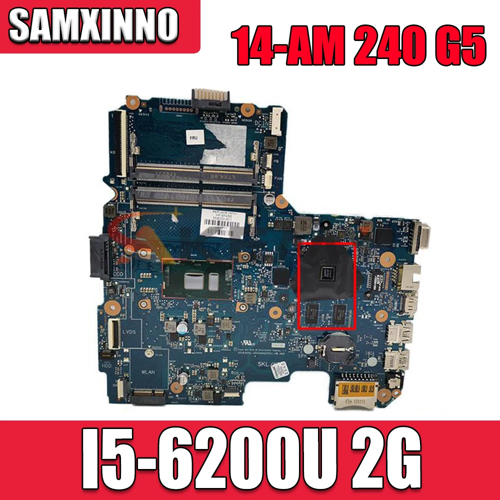NEW 858031-601 858031-001 6050A2822501-MB-A02 For HP 14-AM 240 G5 14-AR Laptop Motherboard I5-6200U CPU 2G GPU
NEW 858031-601 858031-001 6050A2822501-MB-A02 For HP 14-AM 240 G5 14-AR Laptop Motherboard I5-6200U CPU 2G GPU