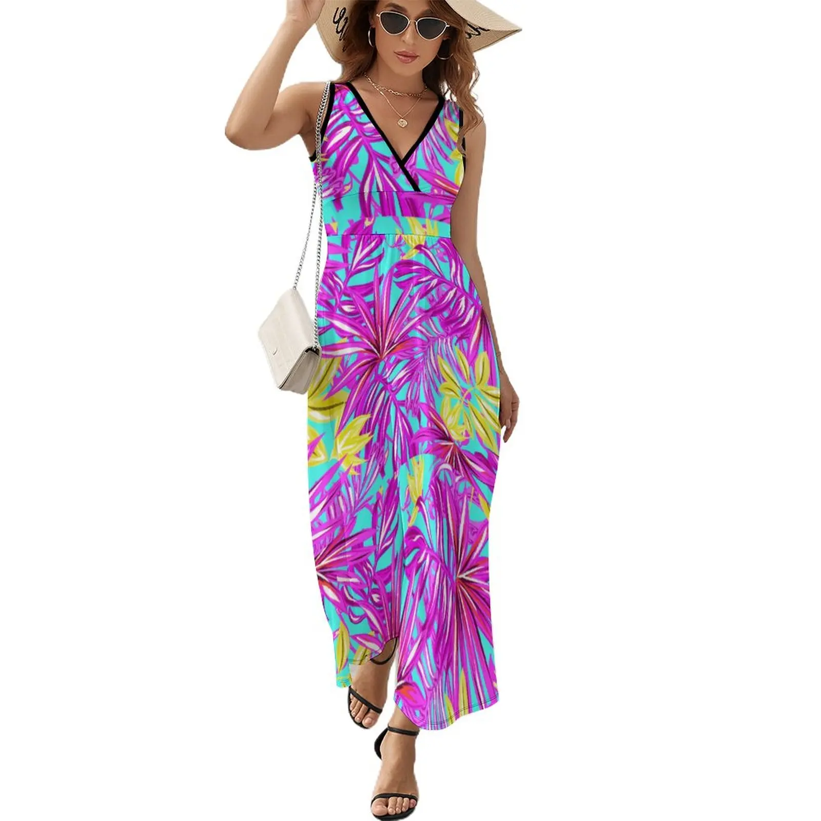 Женское длинное платье в стиле бохо, розовое платье с цветочным принтом, длинное пляжное платье большого размера с высокой талией на заказ
Женское длинное платье в стиле бохо, розовое платье с цветочным принтом, длинное пляжное платье большого размера с высокой талией на заказ