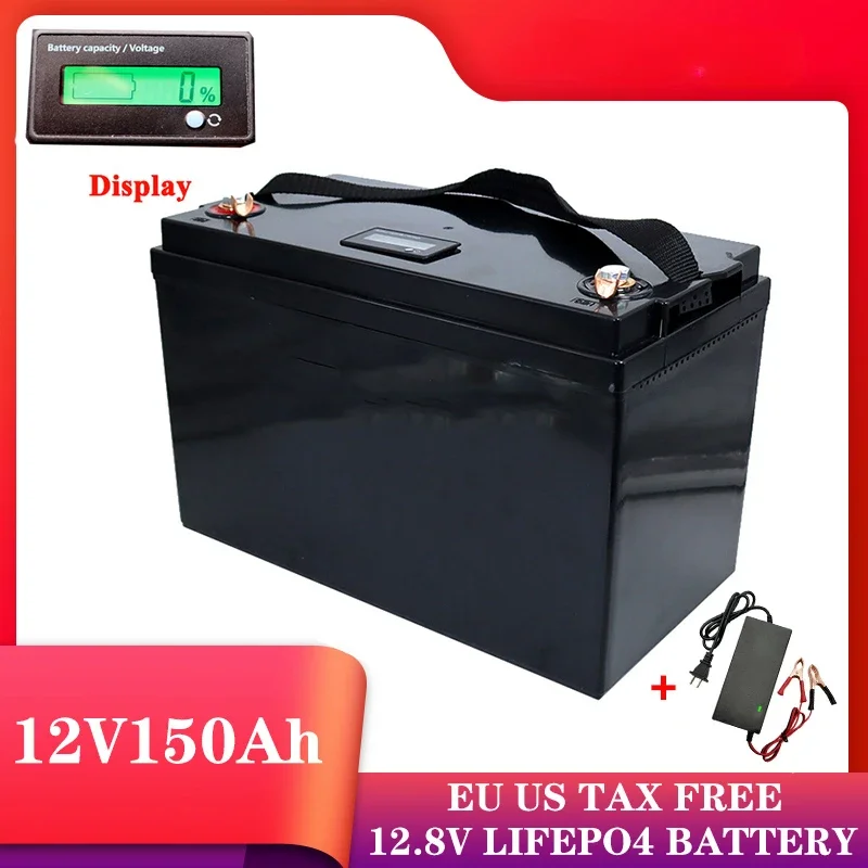 Аккумуляторная батарея 12 В, 150 Ач, LiFePO4, встроенная система BMS с ЖК-дисплеем, может использоваться для самостоятельной сборки, 24 В, 48 В, 150 Ач, для системы солнечной энергии, RV, двигатель на колесиках без пошлин
Аккумуляторная батарея 12 В, 150 Ач, LiFePO4, встроенная система BMS с ЖК-дисплеем, может использоваться для самостоятельной сборки, 24 В, 48 В, 150 Ач, для системы солнечной энергии, RV, двигатель на колесиках без пошлин