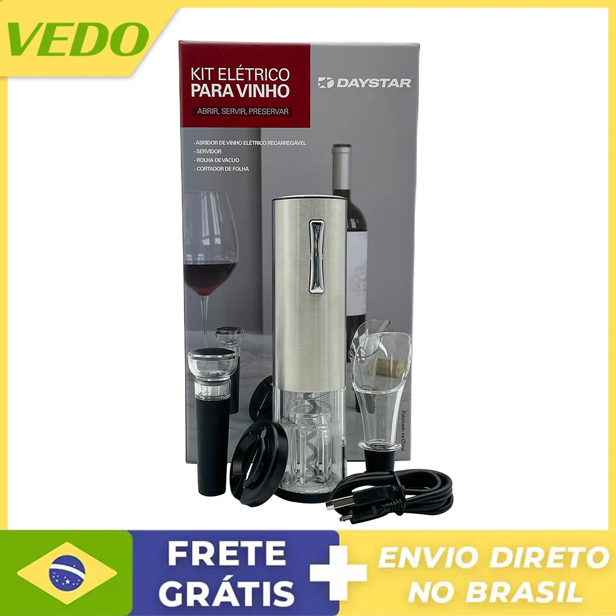 Saca-stoppers Automático De Vinho Cortador Elétrico Acessórios De Cozinha Gadgets
Saca-stoppers Automático De Vinho Cortador Elétrico Acessórios De Cozinha Gadgets