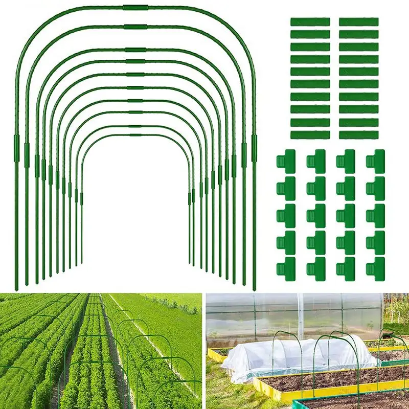 Garden Hoops Reusable Greenhouse Row Cover Clips Gardening Houses Growing Frame Garden Hoops Frame For DIY Plant Support Garden
Garden Hoops Reusable Greenhouse Row Cover Clips Gardening Houses Growing Frame Garden Hoops Frame For DIY Plant Support Garden