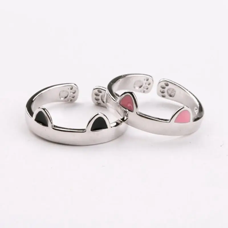 1PC Korean Version Of The New Cartoon Cute Pink Cat Ears Simple Creative Women's Ring Metal Adjustable Couple Trend Jewelry Gift
1PC Korean Version Of The New Cartoon Cute Pink Cat Ears Simple Creative Women's Ring Metal Adjustable Couple Trend Jewelry Gift