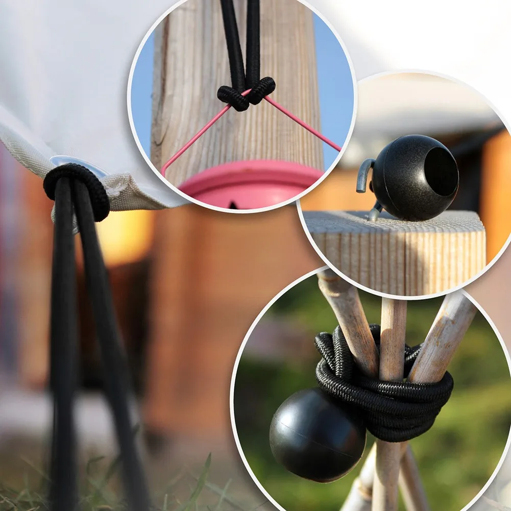 Lace Tarpaulin Ball Tension Accessories Black For Camping Posters Tarpaulin 25Pieces For Securing Tarp Durable
Lace Tarpaulin Ball Tension Accessories Black For Camping Posters Tarpaulin 25Pieces For Securing Tarp Durable