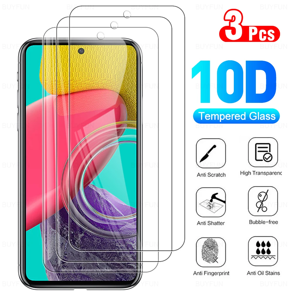 3 шт. защитное закаленное стекло полное покрытие для Samsung Galaxy M53 M52 5G M22 M32 4G Защита экрана для Samsung M31 M12 пленка
3 шт. защитное закаленное стекло полное покрытие для Samsung Galaxy M53 M52 5G M22 M32 4G Защита экрана для Samsung M31 M12 пленка