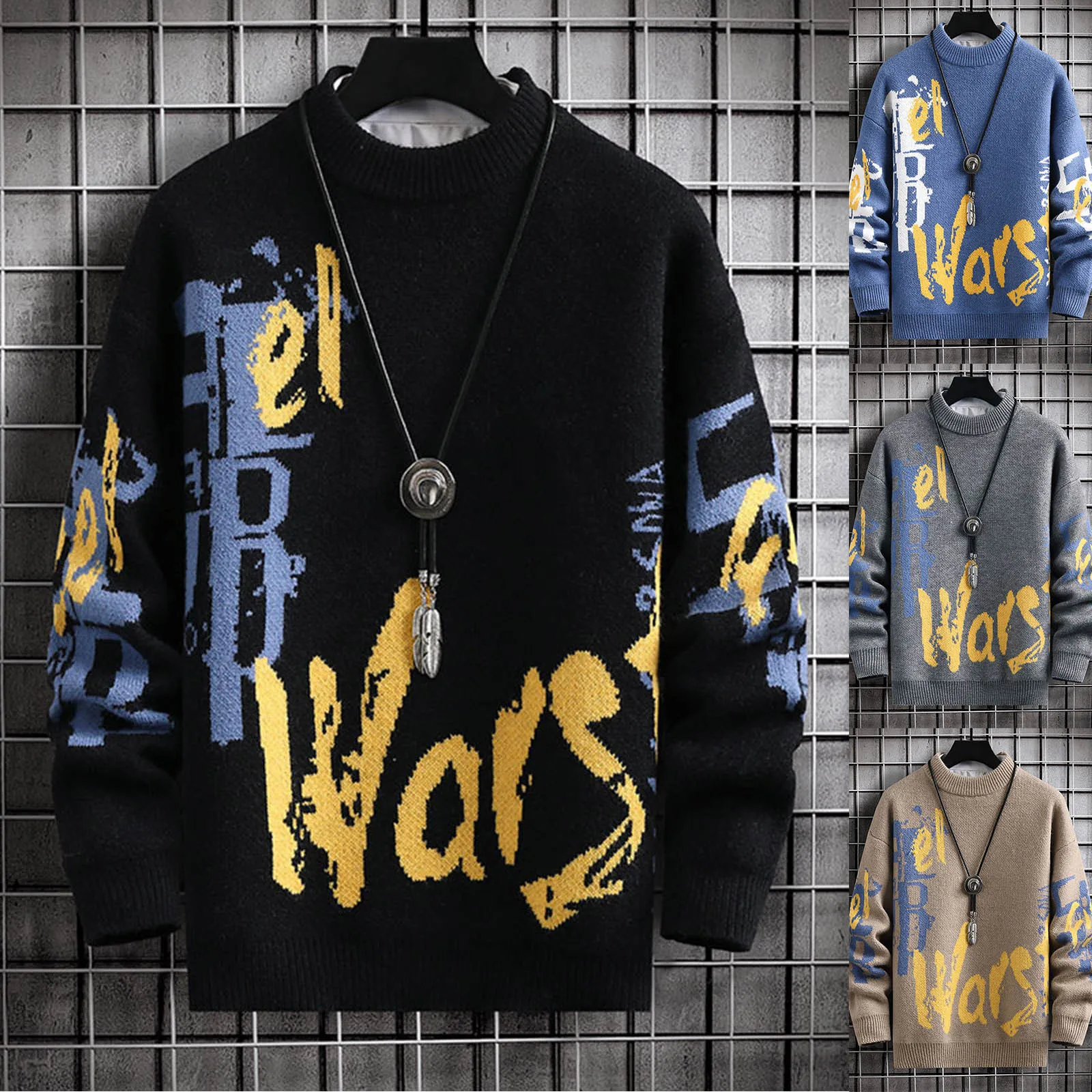 Мужской однотонный шерстяной свитер с керамическим покрытием, 6 колен
Мужской однотонный шерстяной свитер с керамическим покрытием, 6 колен