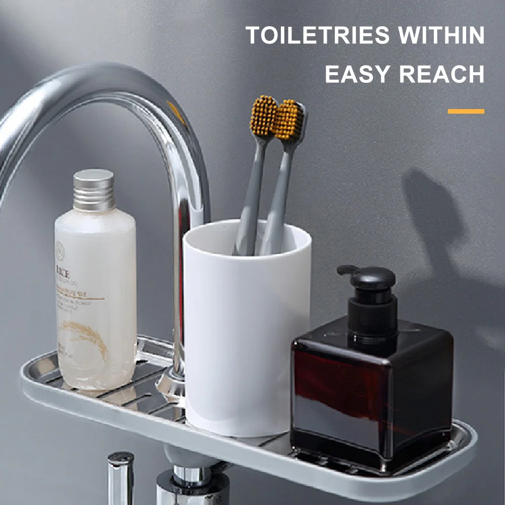 Faucet Rack Home Kitchen Free Punch Rag Sponge Brush Drain Rack Multifunction Sink Storage Shelf Kitchen Accessories Set
Faucet Rack Home Kitchen Free Punch Rag Sponge Brush Drain Rack Multifunction Sink Storage Shelf Kitchen Accessories Set