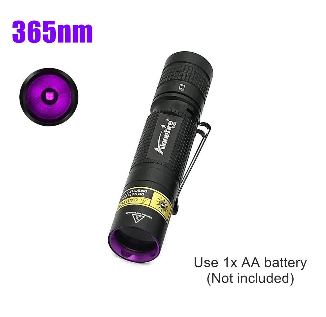 Alonefire SV70 УФ-фонарь 365/395 нм
Alonefire SV70 УФ-фонарь 365/395 нм