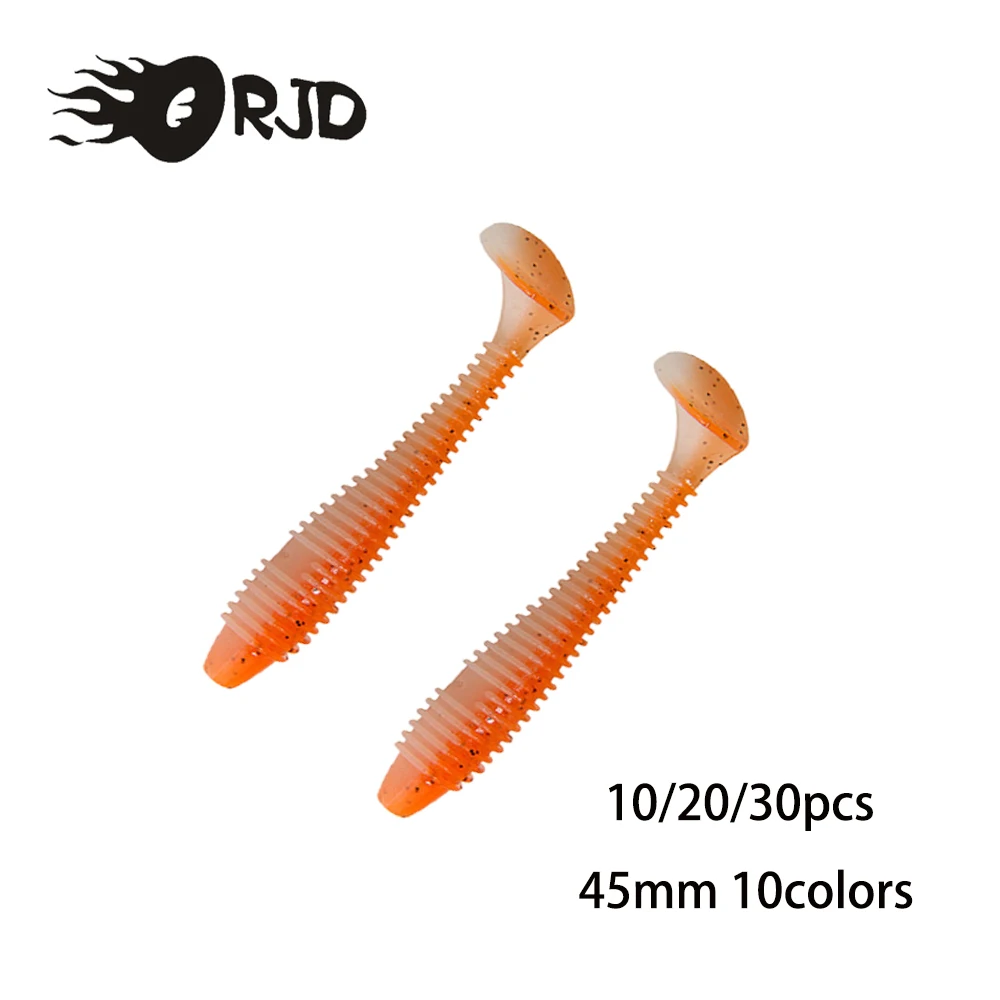 

ORJD Easy Shiner 45mm Fishing Lures soft Artificial Bait Swimbait Wobblers Jigging Worms Silicone Fishing Track Accessories