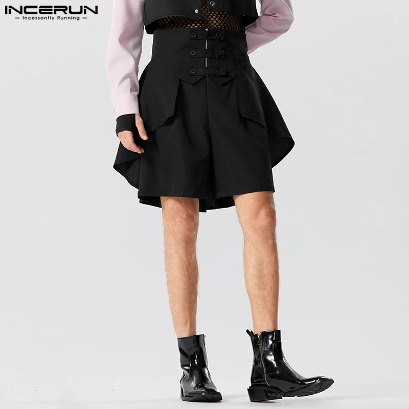 Модные мужские шорты 2023, однотонные уличные шорты на пуговицах, мужские Необычные шорты с оборками, индивидуальные мужские шорты унисекс, бриджи
Модные мужские шорты 2023, однотонные уличные шорты на пуговицах, мужские Необычные шорты с оборками, индивидуальные мужские шорты унисекс, бриджи