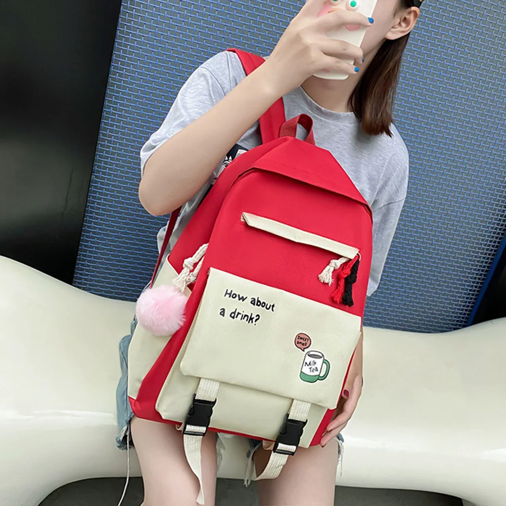 4pcs/set Chic Casual Shoulder Crossbody Bag Classic Texture Creative Design Canvas Letters Backpack Student Pen Bags
4pcs/set Chic Casual Shoulder Crossbody Bag Classic Texture Creative Design Canvas Letters Backpack Student Pen Bags