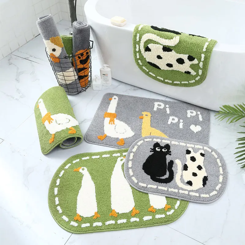 Bathroom Door Mat Cute Duck Absorbent Non-slip Mat Carpet Home Bedroom Cartoon Door Mat
Bathroom Door Mat Cute Duck Absorbent Non-slip Mat Carpet Home Bedroom Cartoon Door Mat
