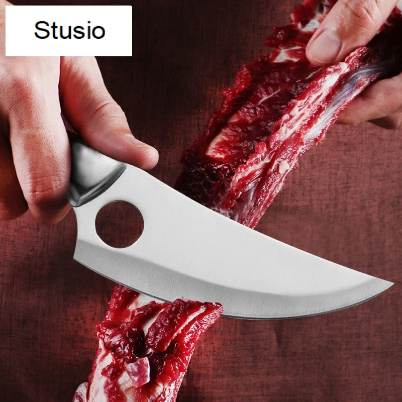 

Кухонный нож 5,5 дюйма 5CR15, охотничий нож из нержавеющей стали, японские универсальные ножи, нож мясника для кухонного инструмента