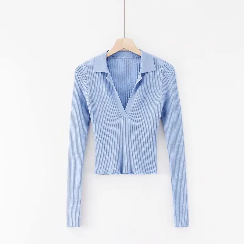 2022 Fashion Long-Sleeve Slim Short Women Crop Tops V-neck Ribbed Knitted Cardigan Sweaters Ropa Mujer Verano
2022 Fashion Long-Sleeve Slim Short Women Crop Tops V-neck Ribbed Knitted Cardigan Sweaters Ropa Mujer Verano