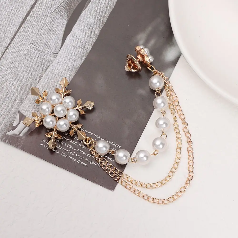 Collar Pin Jewelry Accessories Dress Decoration Pearl Snowflake Brooch Lapel Pins Necklace Tassel Brooch Badge
Collar Pin Jewelry Accessories Dress Decoration Pearl Snowflake Brooch Lapel Pins Necklace Tassel Brooch Badge