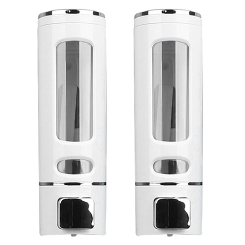 2Pcs 400ML Waterproof ABS Single Head Soap Dispenser Manual Push Type Hand Lotion Storage Wall Mount Bottle
2Pcs 400ML Waterproof ABS Single Head Soap Dispenser Manual Push Type Hand Lotion Storage Wall Mount Bottle
