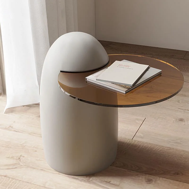 Minimalist Side Table Glass Desktop Delicate Round Sideboards Living Room Grey Floor White Modern Coffee Tables Home Furniture
Minimalist Side Table Glass Desktop Delicate Round Sideboards Living Room Grey Floor White Modern Coffee Tables Home Furniture