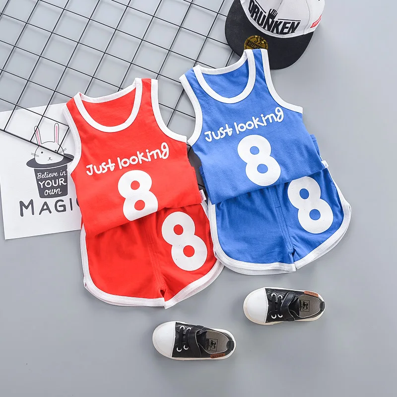 Baby Summer Clothing Set 1-3 Years Old Casual Baby Two-piece Boy Vest Ropa De Niña Baby Boy Clothing
Baby Summer Clothing Set 1-3 Years Old Casual Baby Two-piece Boy Vest Ropa De Niña Baby Boy Clothing