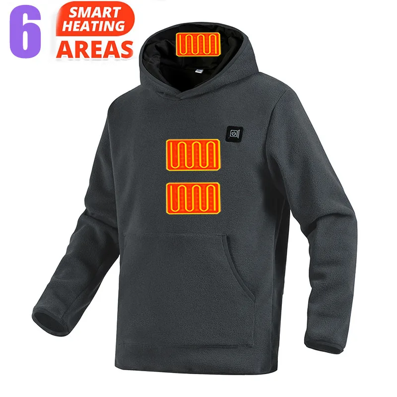 Usb Heated Coat Thickened plush Warm Clothing Hunting Heated Hoodie 2023 Men's Winter Solid Color New 6 Positions Heated Hoodie
Usb Heated Coat Thickened plush Warm Clothing Hunting Heated Hoodie 2023 Men's Winter Solid Color New 6 Positions Heated Hoodie