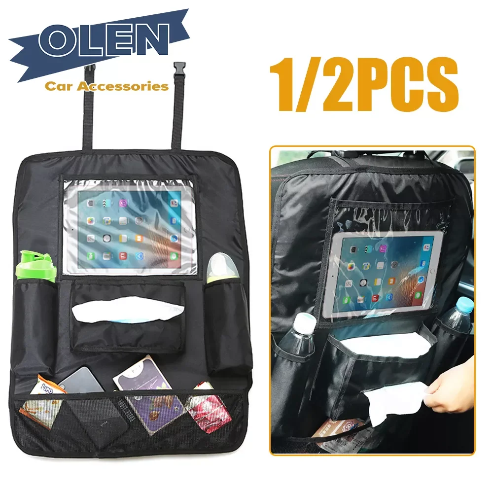 Car Backseat Organizer with Touch Screen Tablet Holder Auto Storage Pockets Cover Auto Rear Seat Protectors for Trip Kids Travel
Car Backseat Organizer with Touch Screen Tablet Holder Auto Storage Pockets Cover Auto Rear Seat Protectors for Trip Kids Travel
