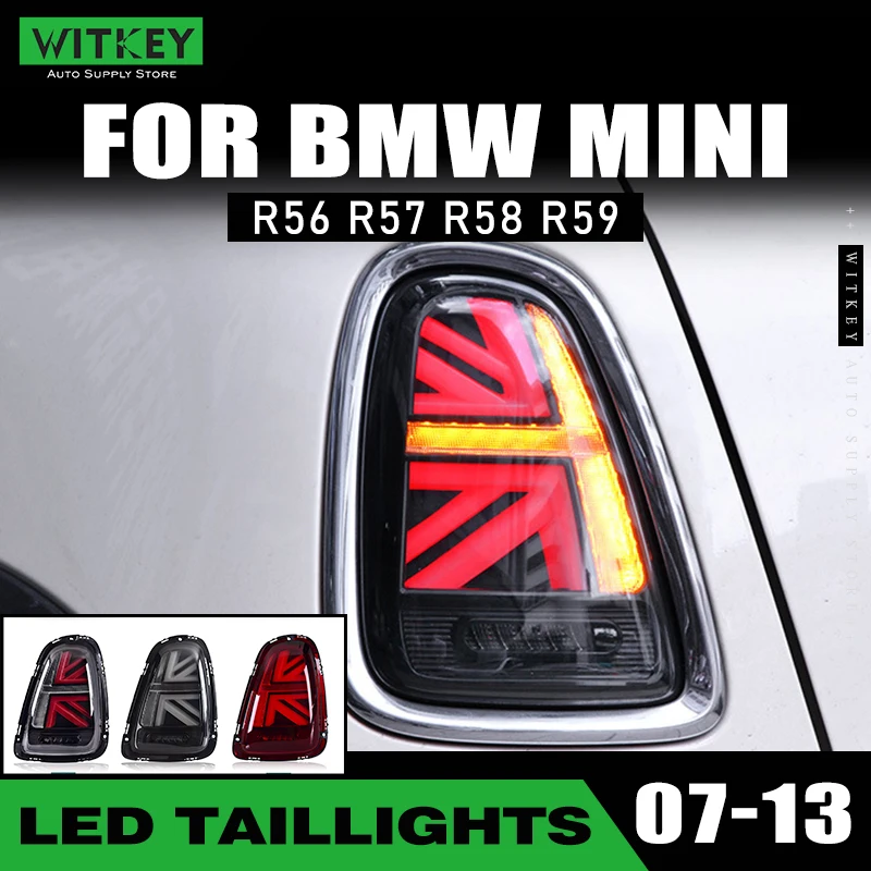 Car lamp For Mini 2007-2013 Cooper R55 F57 F56 LED Auto Taillight Assembly Dynamic Highlight Rear Car Styling Upgrade Facelift
Car lamp For Mini 2007-2013 Cooper R55 F57 F56 LED Auto Taillight Assembly Dynamic Highlight Rear Car Styling Upgrade Facelift