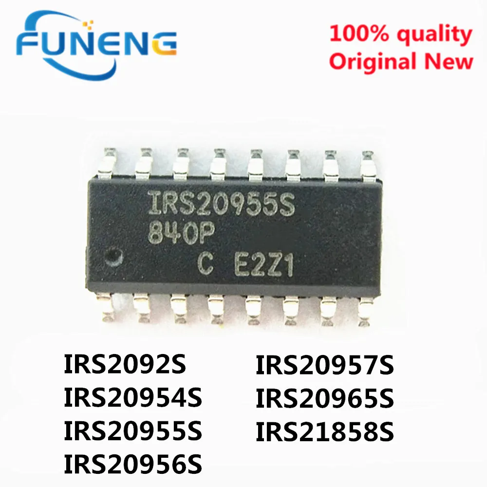 Набор микросхем IRS2092S IRS20954S IRS20955S IRS20956S IRS20957S IRS20965S IRS21858S SOP16 SMD, 1 шт.
Набор микросхем IRS2092S IRS20954S IRS20955S IRS20956S IRS20957S IRS20965S IRS21858S SOP16 SMD, 1 шт.