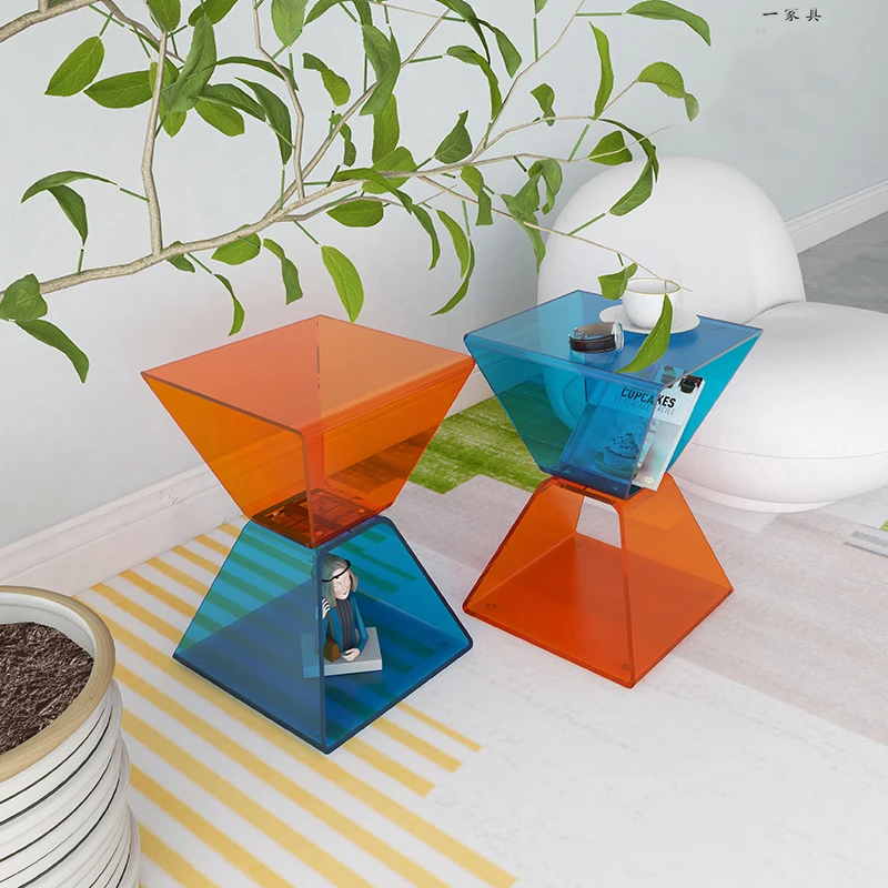 Acrylic Edge Table Mini Tea Bedside Table Storage Rack Nordic Living Room Storage Sofa Side Desk Bedside Tables Floor Decoration
Acrylic Edge Table Mini Tea Bedside Table Storage Rack Nordic Living Room Storage Sofa Side Desk Bedside Tables Floor Decoration