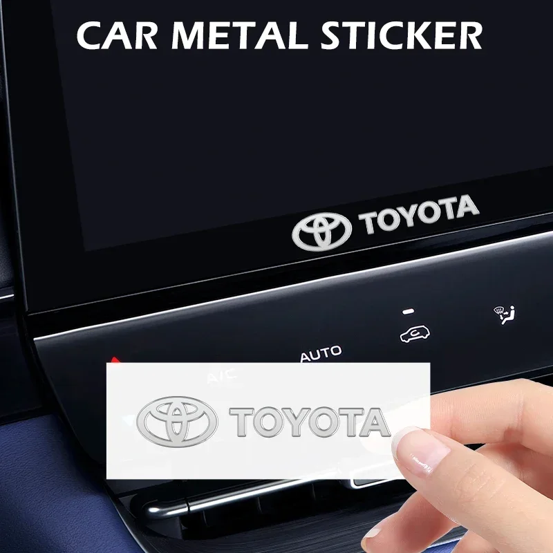 3D металлические наклейки для украшения интерьера автомобиля, значки, автостайлинг для Toyota Prado Yaris Hilux Verso Fortuner Supra Corolla Camry
3D металлические наклейки для украшения интерьера автомобиля, значки, автостайлинг для Toyota Prado Yaris Hilux Verso Fortuner Supra Corolla Camry