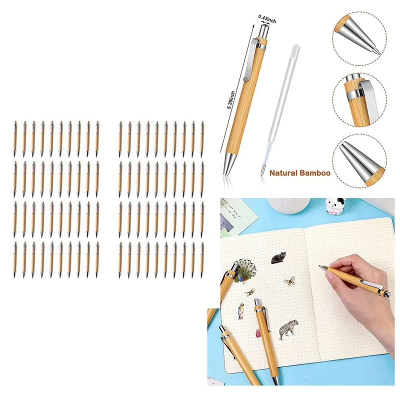 80Pcs Ballpoint Pen Set Bamboo Ballpoint Pen Office & School Supplies Pens & Writing Supplies Gifts
80Pcs Ballpoint Pen Set Bamboo Ballpoint Pen Office & School Supplies Pens & Writing Supplies Gifts