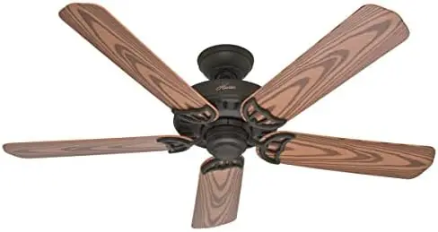 Company 53125 Bridgeport 52 Inch Versatile Indoor/Outdoor Damp-Rated Home Ceiling Fan with Pull Chain Control without Light Fixt
Company 53125 Bridgeport 52 Inch Versatile Indoor/Outdoor Damp-Rated Home Ceiling Fan with Pull Chain Control without Light Fixt