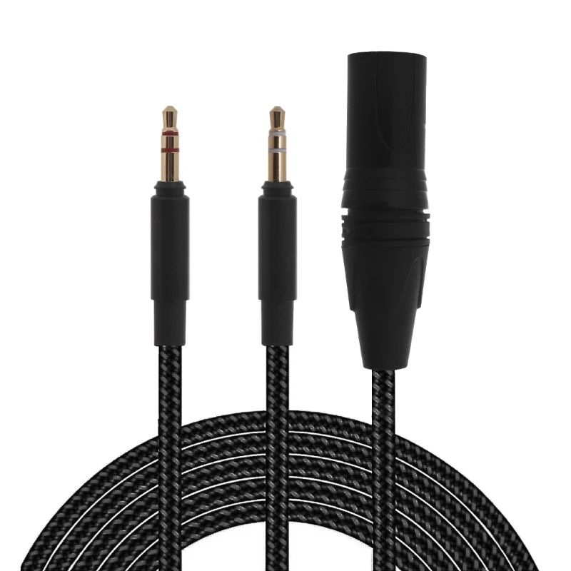 4Pin Balanced Cable to Double 3.5mm Headset Cable for Hifiman Arya Sundara Ananda HE400SE Headset Lines Replacement Cord
4Pin Balanced Cable to Double 3.5mm Headset Cable for Hifiman Arya Sundara Ananda HE400SE Headset Lines Replacement Cord