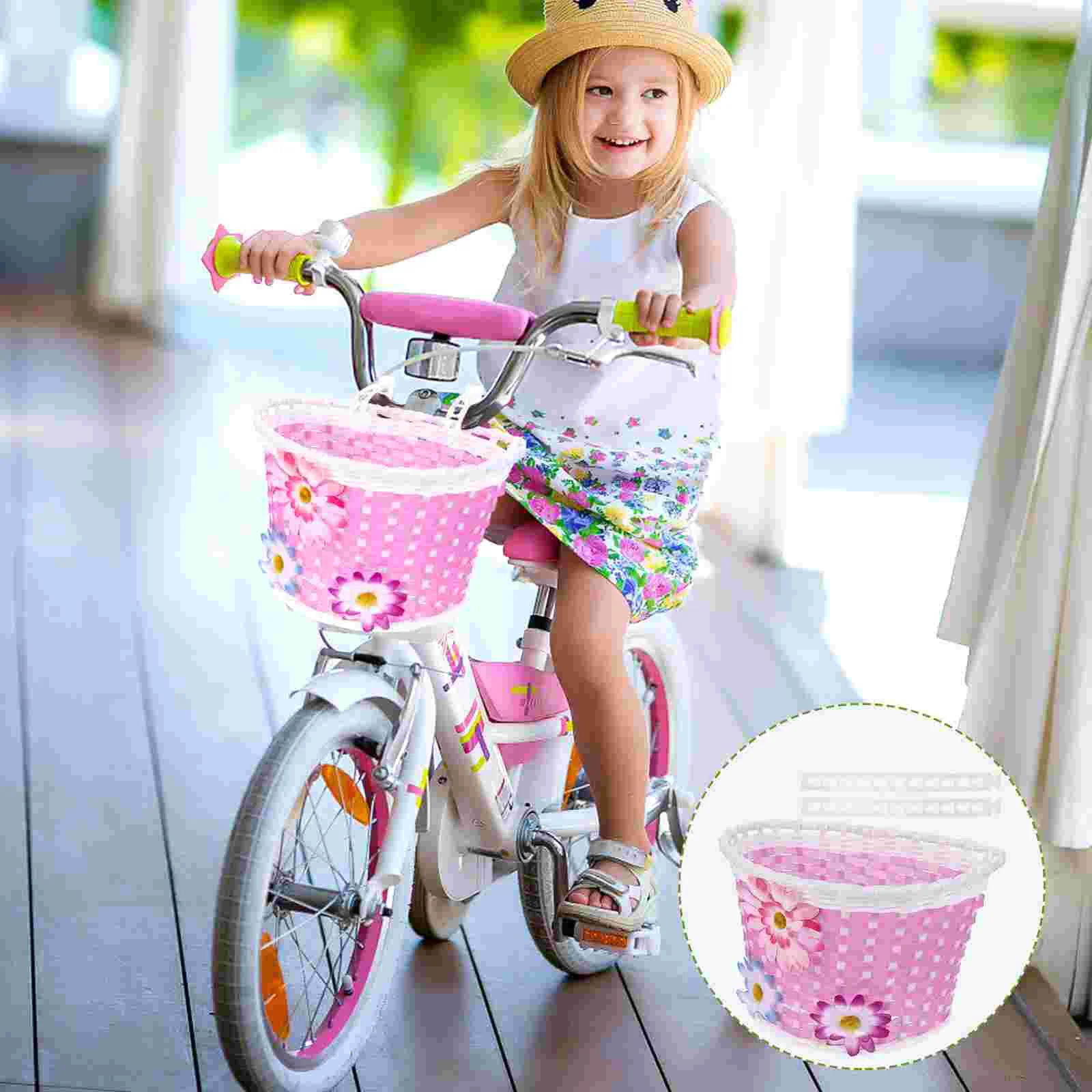 Basket Bike Handlebar Rattan Kids Girls Storage Scooter Wicker Woven Front Funny Decorflower
Basket Bike Handlebar Rattan Kids Girls Storage Scooter Wicker Woven Front Funny Decorflower