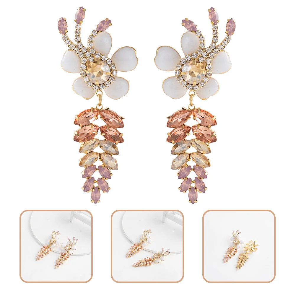 Earrings Women Girls Flowerdangle Ear Teen Leaves Drop Rhinestone Womens Decoration Jewelry Fashionable Alloy Female Trendy
Earrings Women Girls Flowerdangle Ear Teen Leaves Drop Rhinestone Womens Decoration Jewelry Fashionable Alloy Female Trendy