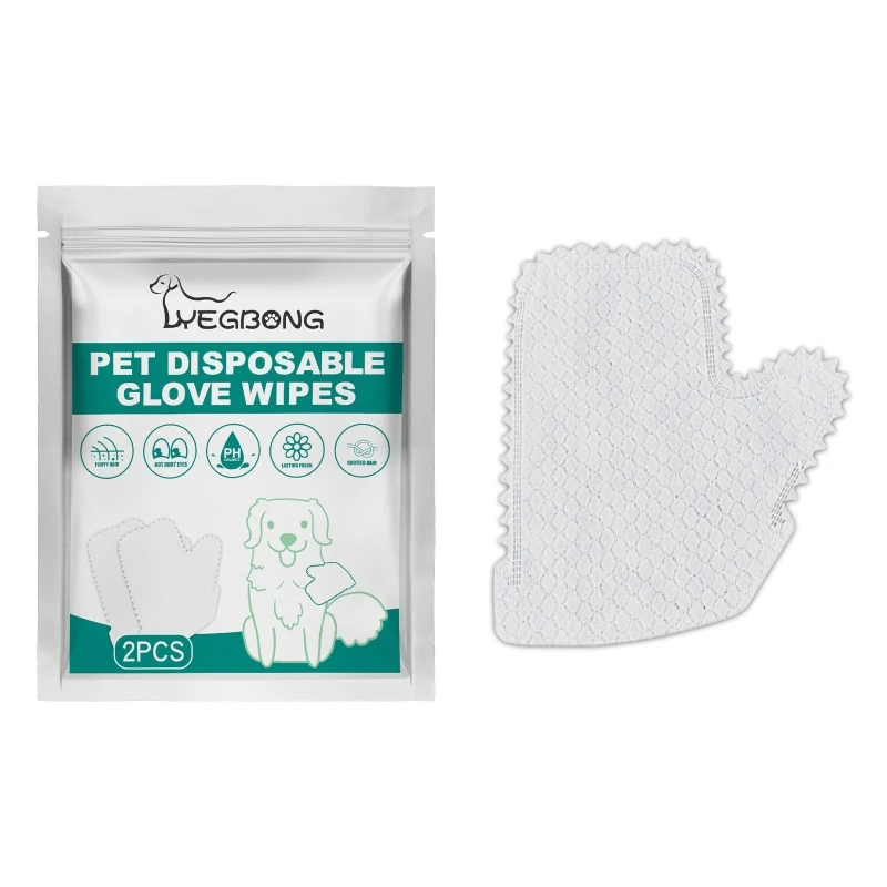 2Pcs Hygienic Pet Wipes for Dogs & Cats Cleansing Grooming No Rinse Disposable Deodorant Gloves Whole Body Available
2Pcs Hygienic Pet Wipes for Dogs & Cats Cleansing Grooming No Rinse Disposable Deodorant Gloves Whole Body Available