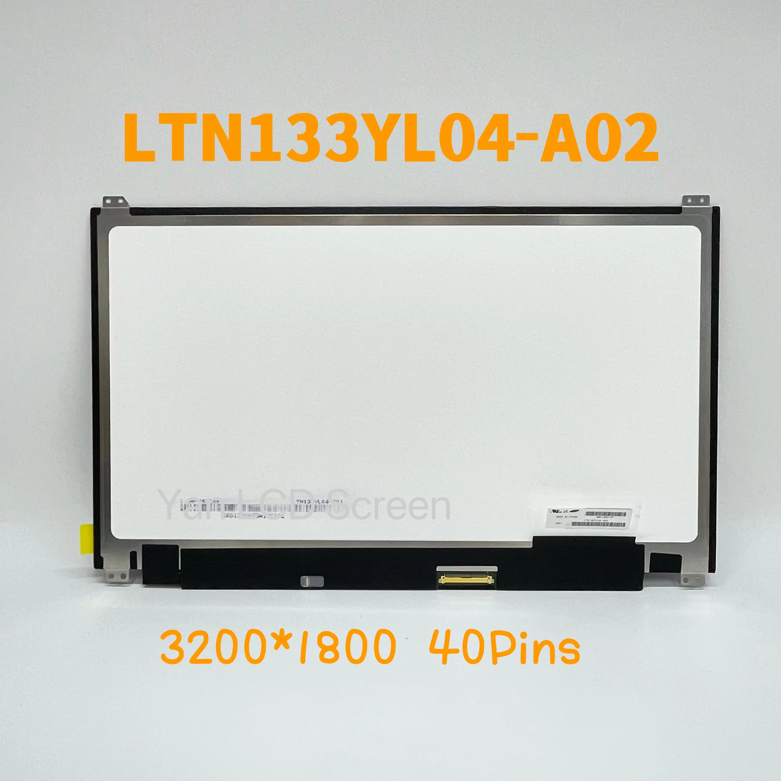 Original Replacement 13.3" SCREEN PANEL LTN133YL04-A02 A01 LTN133YL04 LED LCD Screen Display IPS 3200x1800
Original Replacement 13.3" SCREEN PANEL LTN133YL04-A02 A01 LTN133YL04 LED LCD Screen Display IPS 3200x1800