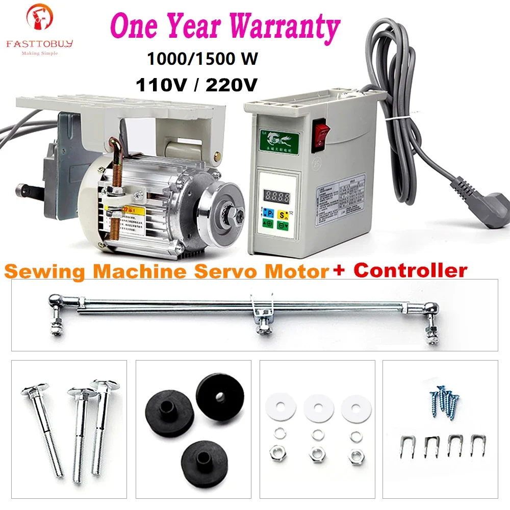 Branch-mounted 1000/1500W Lower Hanging Sewing Machine Servo Motor + Controller for a Variety of Industrial Sewing Machines
Branch-mounted 1000/1500W Lower Hanging Sewing Machine Servo Motor + Controller for a Variety of Industrial Sewing Machines