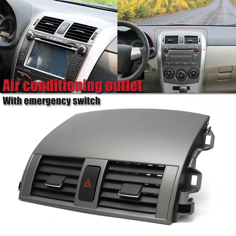 A/C Center Dash Air Vent Outlet Panel Air Conditioning Outlet For Toyota Corolla Altis 2007 2008 - 2013 With Emergency Switch
A/C Center Dash Air Vent Outlet Panel Air Conditioning Outlet For Toyota Corolla Altis 2007 2008 - 2013 With Emergency Switch