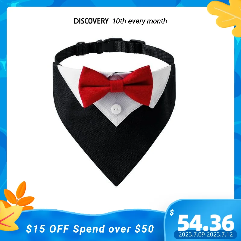 Fashion Adjustable Collar Bandana Elegant Unisex Lightweight Bow Tie Wedding Tux Suit Birthday Formal Polyester For Dogs
Fashion Adjustable Collar Bandana Elegant Unisex Lightweight Bow Tie Wedding Tux Suit Birthday Formal Polyester For Dogs