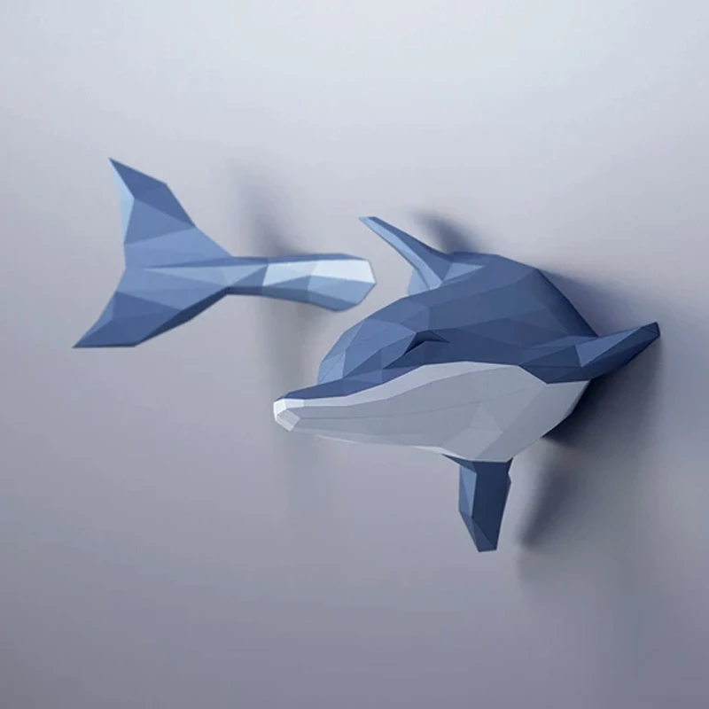 DIY Paper Model 1M Large Ocean Theme Fish Decoration Blue Whale Wall Hanging Fish Wall Decoration Living Room Bedroom Papercraft
DIY Paper Model 1M Large Ocean Theme Fish Decoration Blue Whale Wall Hanging Fish Wall Decoration Living Room Bedroom Papercraft