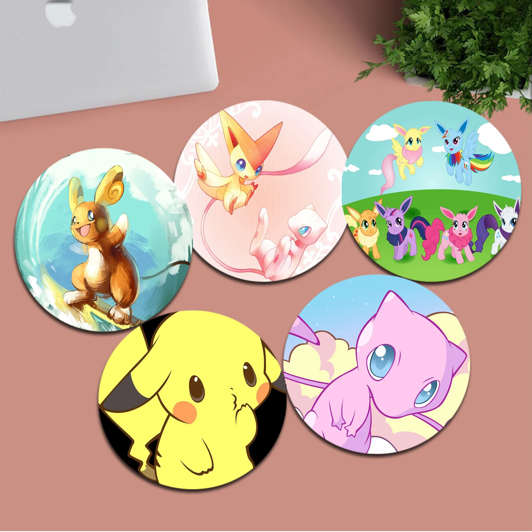 BANDAI Kawaii Cartoon Pokemon Small Round Office Computer Desk Mat Table Keyboard Big Mouse Pad Laptop Cushion Non-slip
BANDAI Kawaii Cartoon Pokemon Small Round Office Computer Desk Mat Table Keyboard Big Mouse Pad Laptop Cushion Non-slip