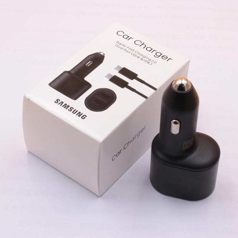 For Samsung S20 S21 S22 Ultra Plus Fast Car Charger Original 45W 15W Dual USB Adapter For Galaxy Z Fold 2 3 5G Note 20 10+ & Box
For Samsung S20 S21 S22 Ultra Plus Fast Car Charger Original 45W 15W Dual USB Adapter For Galaxy Z Fold 2 3 5G Note 20 10+ & Box
